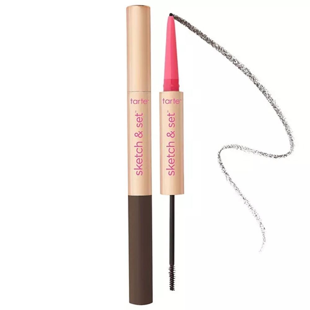 Tarte Sketch & Set Brow Pencil & Gel in Dark Brown